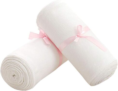 EXCEART 2 Rolls Postpartum Belly Band Gauze Cotton Breathable Maternity Pregnancy Recovery Belly Wrap for Women Girls Waist Slim Supply (White L ï¼‰ in Saudi Arabia