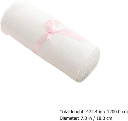 EXCEART 2 Rolls Postpartum Belly Band Gauze Cotton Breathable Maternity Pregnancy Recovery Belly Wrap for Women Girls Waist Slim Supply (White L ï¼‰ in Saudi Arabia