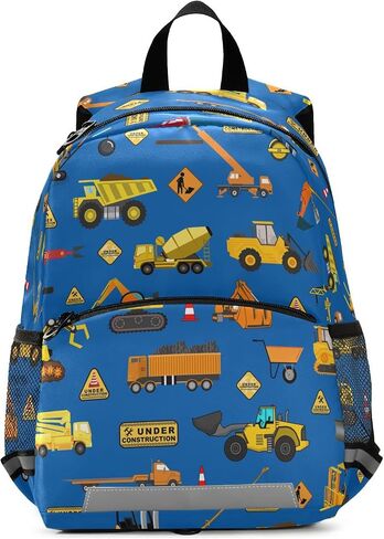 Garbage Truck Trash Recycling Kid's Toddler Backpack for Boys Girls Preschool Nursery with Safety Leash (01145) in Saudi Arabia