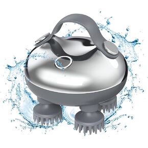 أحدث جهاز مساج محمول للحيوانات الأليفة من أنكيلو للكلاب والقطط، مدلك كهربائي للكلاب والقطط، مع 4 رؤوس تدليك قابلة للدوران، 3 أوضاع، لتخفيف تصلب العضلات المشدودة، وتعزيز الترابط (فضي) in Kuwait