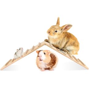 يويبيت قفص خشبي للحيوانات الصغيرة، جسر خنزير غينيا، منحدر فوق الطبيعة، سلم تسلق للارانب والهامستر والارنب والقوارض والسنجاب والقنفذ والهيلا والجرذان والفأر in Kuwait