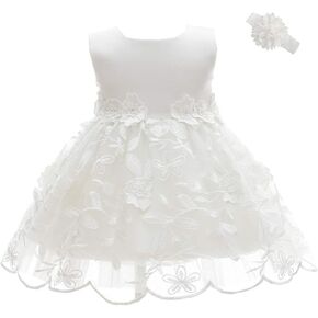 Moon Kitty Baby Girls Embroideries Baptism Dresses Christening Special Occasions Gown for Baby Girl …