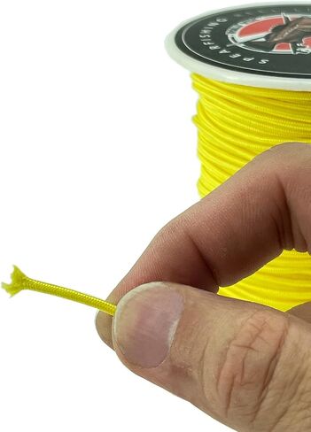 سبير فيشينغ ورالد بكرة الرمح او خط الرماية 1.8 ملم اصفر - 100% سبيكترا كور وسترة - قوة 550 باوند - بكرة 150 قدم in Kuwait