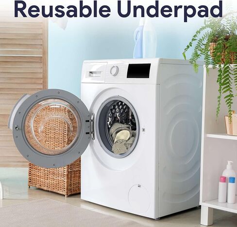 وسادات سرير لسلس البول قابلة للغسل - وسادات سرير منقوشة مقاومة للماء من نسيج قطني طويل - خراطيش ناعمة مانعة للتسرب - وسادات تبول قابلة لإعادة الاستخدام ماصة كل يوم للبالغين - تتحمل الغسيل المكثف - 34 بوصة × 36 بوصة - عبوة واحدة in Kuwait