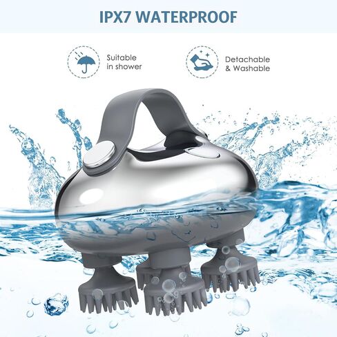 أحدث جهاز مساج محمول للحيوانات الأليفة من أنكيلو للكلاب والقطط، مدلك كهربائي للكلاب والقطط، مع 4 رؤوس تدليك قابلة للدوران، 3 أوضاع، لتخفيف تصلب العضلات المشدودة، وتعزيز الترابط (فضي) in Kuwait