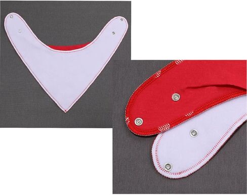 مرايل لعاب الأطفال باندانا من LNGLAT مكونة من 3 قطع للأولاد والبنات مع أزرار كبس قابلة للتعديل، صدريات من القطن العضوي الناعم والامتصاص بنمط بيزلي للعاب التسنين in Kuwait