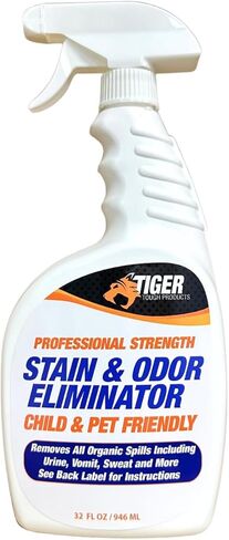 Pet Stain and Odor Remover - Odor Eliminator for Home and Professional Use - Urine Enzyme Cleaner Breaks Up Tough Stains - Carpet Stain Remover for Dog Urine and Cat Urine, Feces and Vomit in Kuwait