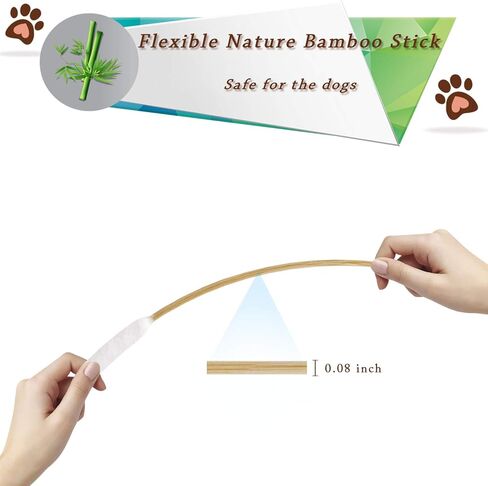 منظف ​​أذن الكلب من هرتزان، منظف الأذن للكلاب والقطط الصغيرة، تنظيف أذن الجرو، مسحات قطنية طويلة، تطبيق الدواء، تنظيف الجروح، براعم قطن الخيزران للكلاب والقطط الصغيرة (100 قطعة) in Kuwait