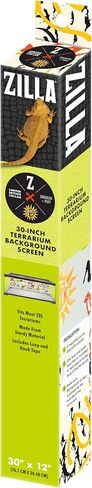 Zilla 24kGoldn Graffiti Print Terrarium Background Screen in Saudi Arabia