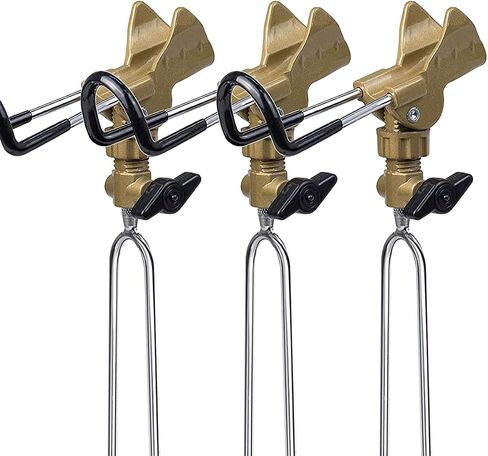 GOLDEAL Rod Holders for Bank Fishing,Bank Fishing Rod Rack Stand,Fish Pole Holder for Beach,360 Degree Adjustable. in Saudi Arabia