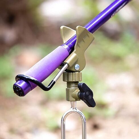 GOLDEAL Rod Holders for Bank Fishing,Bank Fishing Rod Rack Stand,Fish Pole Holder for Beach,360 Degree Adjustable. in Saudi Arabia