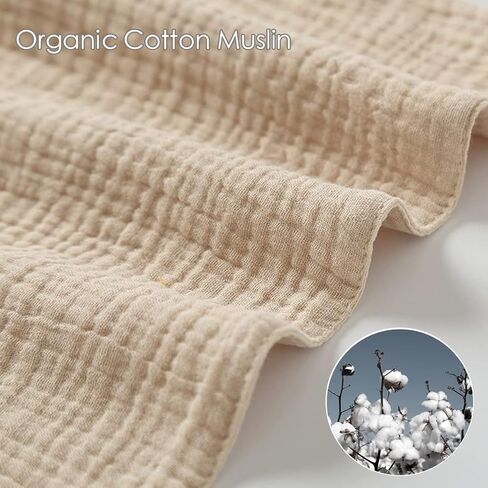 مرايل اطفال من الموسلين مكونة من 8 قطع من القطن للجنسين الاولاد والبنات، مجموعة من 8 الوان سادة للتسنين وسيلان اللعاب, ألوان موحدة., One Size in Kuwait