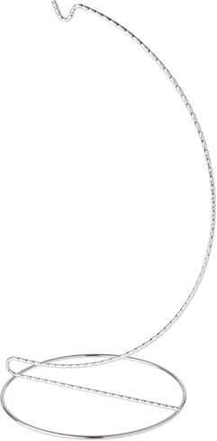 Bard's Twisted Silver-Toned Ornament Stand, 11" H x 5.125" W x 5.125" D 1-Pack Silver BB464XXL in Kuwait