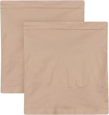 Hanes Women's Seamless Moisture Wicking Stomach Support 2 Pack Belly Band, Nude, L/XL in Saudi Arabia