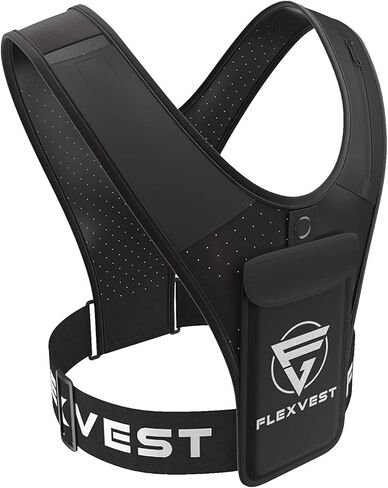 سترة جري قابلة للتعديل للتدريب على الصدر وحامل جوال للتمرين وجيد التهوية وخفيف الوزن للجري in Kuwait