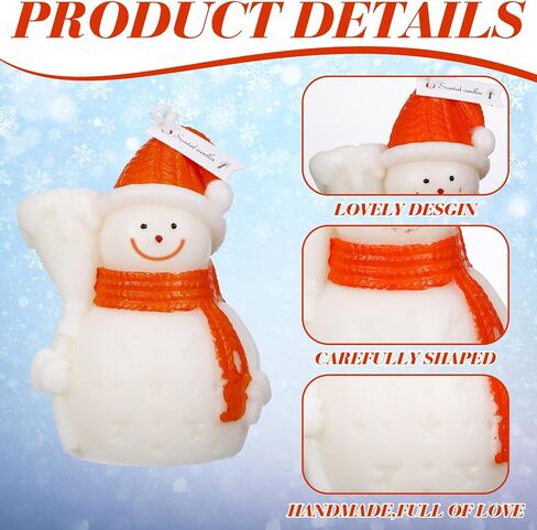 MTLEE 8 Pcs Christmas Candle Christmas Scented Candles Gifts Pine Scented Candles Christmas Tree Soy Wax Candles Cute Aromatherapy Candles for Christmas Holiday New Year Decoration (Classic) in Saudi Arabia