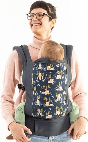 Boba Baby Carrier Classic - حقيبة ظهر أو حمالة أطفال أمامية للرضع والأطفال الصغار بوزن 7 رطل حتى وزن 45 رطلاً (شبل الدب) in Kuwait