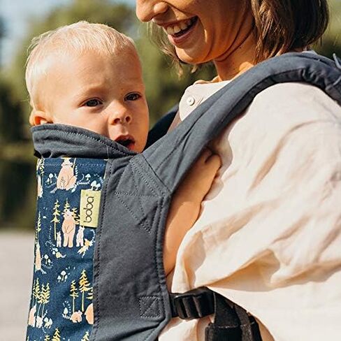 Boba Baby Carrier Classic - حقيبة ظهر أو حمالة أطفال أمامية للرضع والأطفال الصغار بوزن 7 رطل حتى وزن 45 رطلاً (شبل الدب) in Kuwait