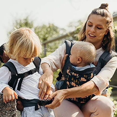 Boba Baby Carrier Classic - حقيبة ظهر أو حمالة أطفال أمامية للرضع والأطفال الصغار بوزن 7 رطل حتى وزن 45 رطلاً (شبل الدب) in Kuwait