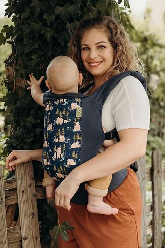 Boba Baby Carrier Classic - حقيبة ظهر أو حمالة أطفال أمامية للرضع والأطفال الصغار بوزن 7 رطل حتى وزن 45 رطلاً (شبل الدب) in Kuwait