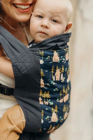 Boba Baby Carrier Classic - حقيبة ظهر أو حمالة أطفال أمامية للرضع والأطفال الصغار بوزن 7 رطل حتى وزن 45 رطلاً (شبل الدب) in Kuwait
