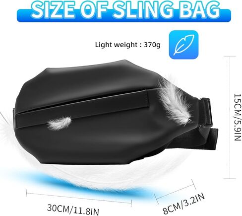 GYakeog, ブラック-2, Waist Pack, Durable, Water-resistant Hip Pack in Kuwait