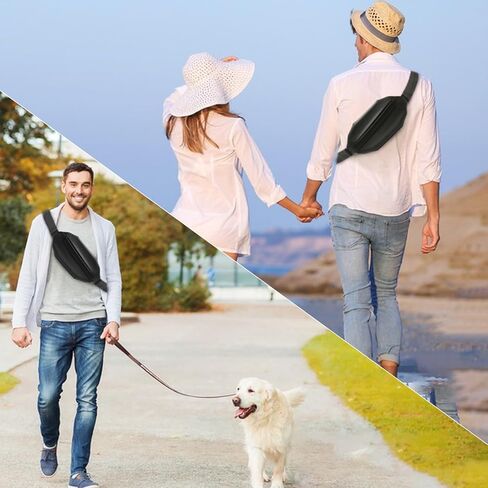 GYakeog, ブラック-2, Waist Pack, Durable, Water-resistant Hip Pack in Kuwait