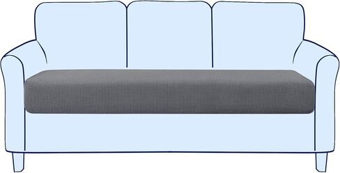 subrtex غطاء أريكة منزلق RV Seater Slip Loveseat غطاء وسادة أريكة متين قابل للتمدد من ألياف لدنة مرنة لحماية الأثاث لمقعد الأريكة للاستبدال في غرفة المعيشة، كبير، أزرق داكن in Kuwait