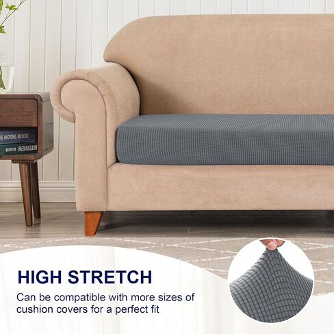 subrtex غطاء أريكة منزلق RV Seater Slip Loveseat غطاء وسادة أريكة متين قابل للتمدد من ألياف لدنة مرنة لحماية الأثاث لمقعد الأريكة للاستبدال في غرفة المعيشة، كبير، أزرق داكن in Kuwait