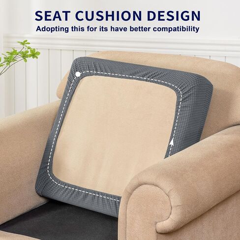 subrtex غطاء أريكة منزلق RV Seater Slip Loveseat غطاء وسادة أريكة متين قابل للتمدد من ألياف لدنة مرنة لحماية الأثاث لمقعد الأريكة للاستبدال في غرفة المعيشة، كبير، أزرق داكن in Kuwait