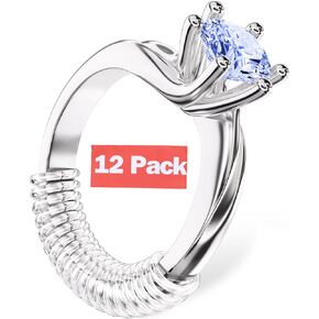 REIDEA Invisible Ring Size Adjuster, 16-Pack with 4 Sizes for Different Band Widths, Suitable for Women's and Men's Rings