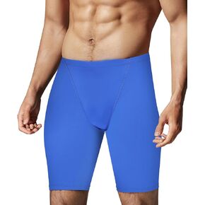 Searainer Men's Swim Jammer Athletic Training Endurance Swimsuit Compression Racing Competition Swimwear