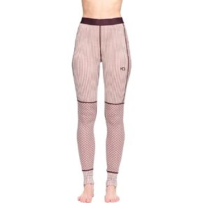 Kari Traa Smekker Bottoms Women's Base Layer Leggings, 100% Merino Wool Knit Winter Warm Pants, Lightweight