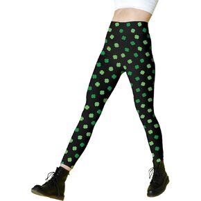 Heart Leggings Valentines Leggings for Women,St Patricks Day Leggings