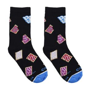 Cool Socks Kid's Novelty Crew Socks, Pop Tarts, Size 7-10 Years