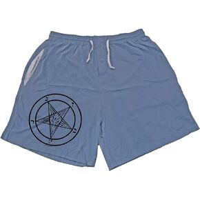 TooLoud Sigil of Baphomet Adult Lounge Shorts