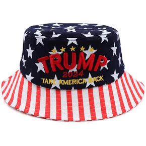 MAGA Bucket Hat Trump 2024 Flag Cap Take America Back Donald Trump Unisex Outdoor Sun Hat in Saudi Arabia