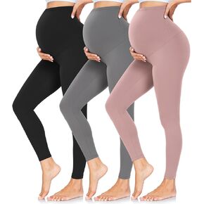 CTHH Maternity Leggings Over The Belly Buttery Soft Pregnancy Workout Pants High Waisted Maternity Activewear for Women