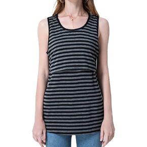 Sosolism Women's Nursing Tank Tops Sleeveless Breastfeeding Shirt Maternity Vest Pregnancy Clothes