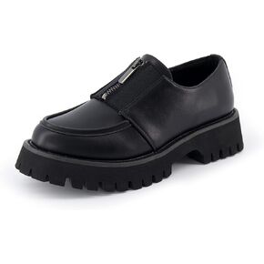 CUSHIONAIRE Women's Dario Zipper Slip on Loafer +Memory Foam