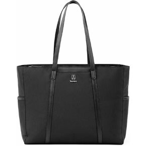 حقيبة حمل نسائية خفيفة الوزن من ترافيل برو ماكس لايت سوفت سايد، تناسب كمبيوتر محمول يصل إلى 16 بوصة، والسفر المدرسي، باللون الأسود in Kuwait