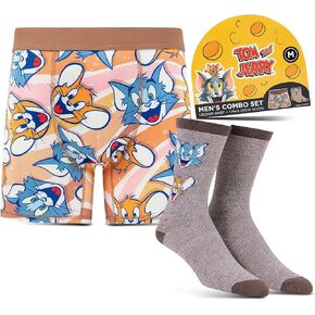 Handcraft Mens Underwear Funny Gifts for Men Chucky Cookie Monster Rick and Morty Scooby Doo Tom and Jerry Boxers for Men