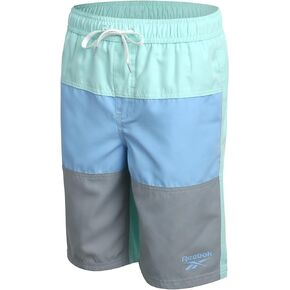 Reebok Boys' Board Shorts - UPF 50+ Boys' Swim Trunks Swimsuit - Quick Dry Bathing Suit for Boys (S-XL)