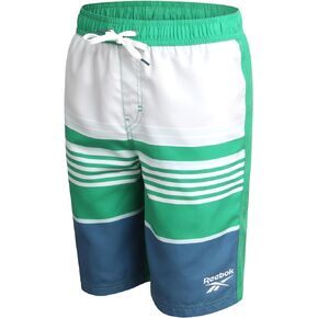 Reebok Boys' Board Shorts - UPF 50+ Boys' Swim Trunks Swimsuit - Quick Dry Bathing Suit for Boys (S-XL)