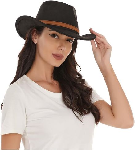 CAIKQ Black Cowboy Hat in Kuwait
