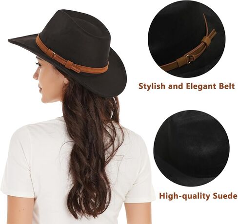 CAIKQ Black Cowboy Hat in Kuwait