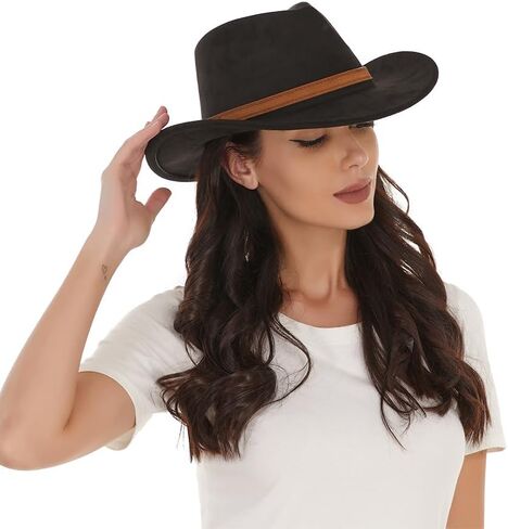 CAIKQ Black Cowboy Hat in Kuwait