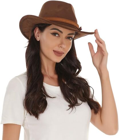CAIKQ Brown Cowboy HAT in Kuwait