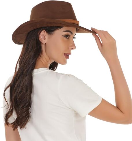 CAIKQ Brown Cowboy HAT in Kuwait