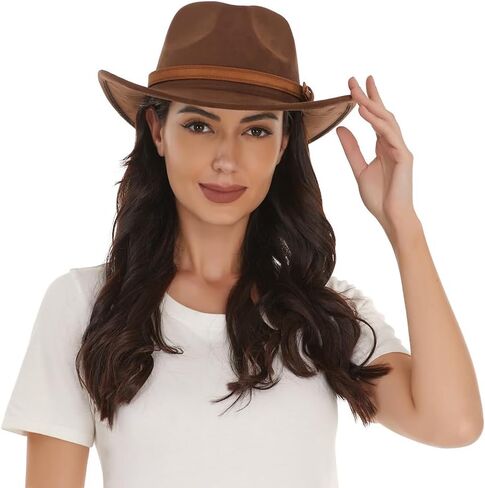 CAIKQ Brown Cowboy HAT in Kuwait